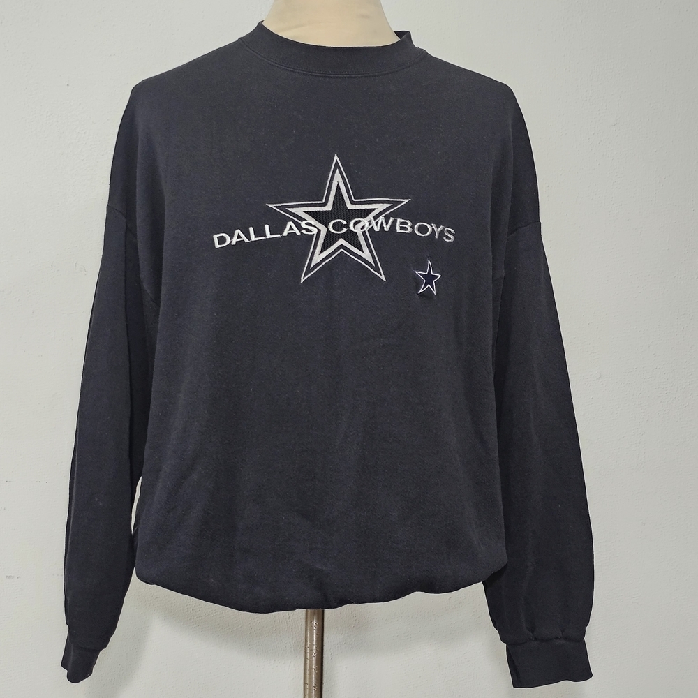 Vintage 90s NFL Dallas Cowboys Logo Athletic Embroidered Sweatshirt 2XL Collecti